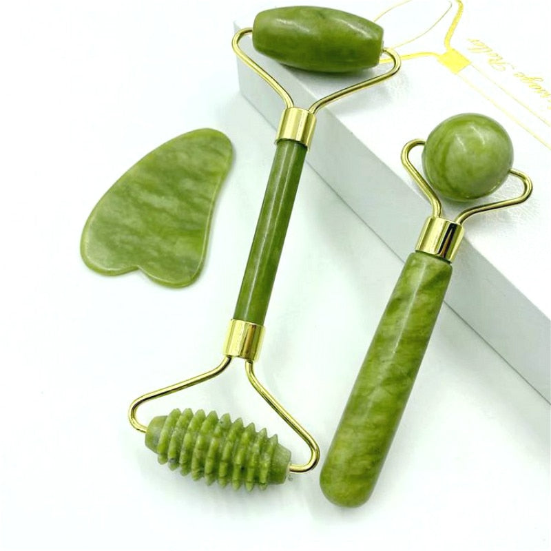 Natural Jade Massage Roller