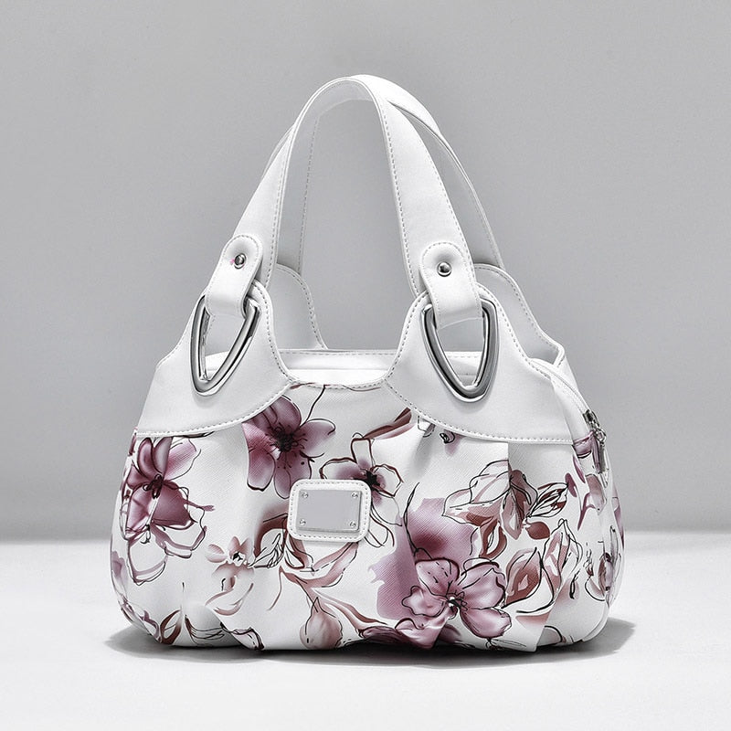 Flower Print Luxury Handbag