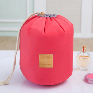 Waterproof Barrel Cosmetic Bag
